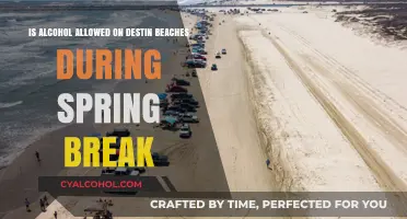 Alcohol Policies on Destin Beaches During Spring Break