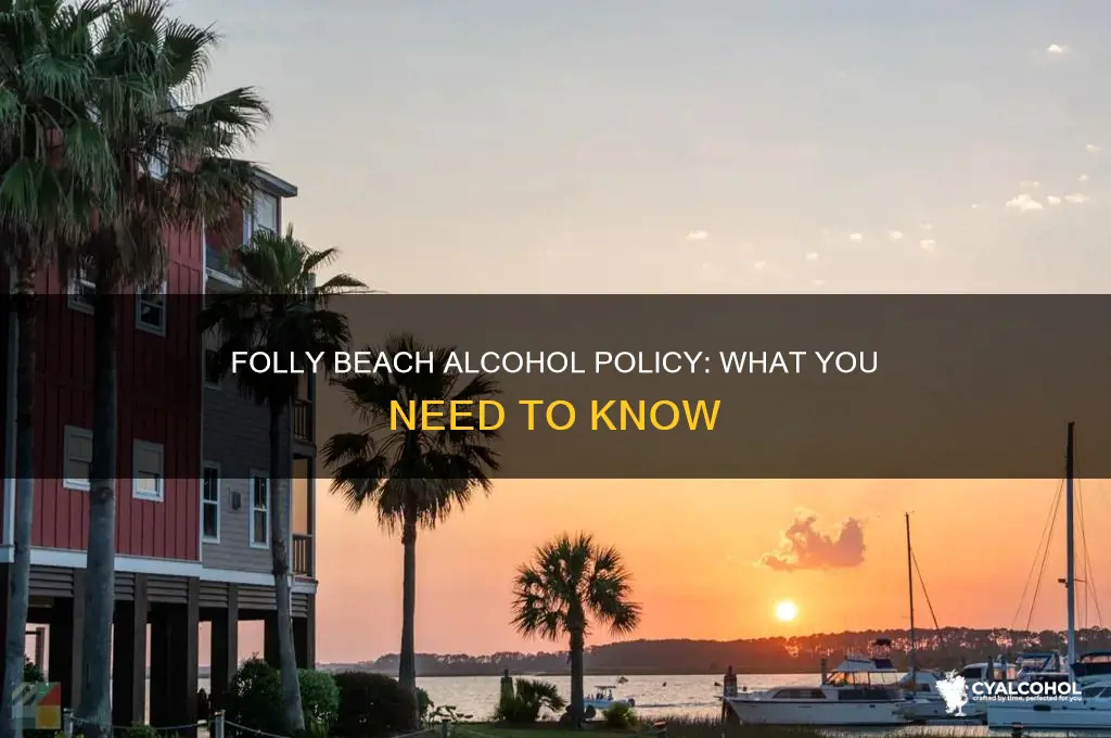 is alcohol allowed on folly beach