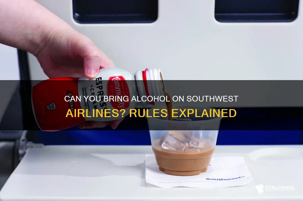 is alcohol allowed on souhwest airlins