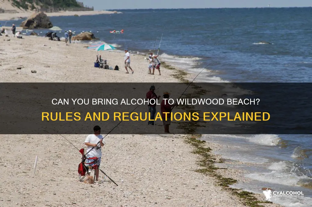 is alcohol allowed on wildwood beach
