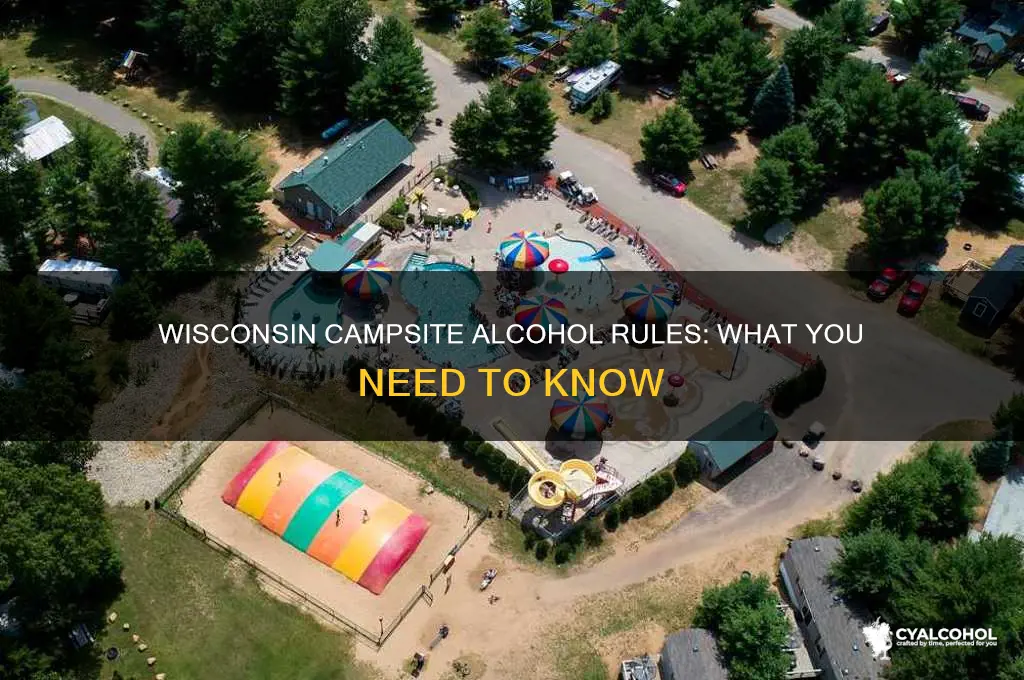 is alcohol allowed on wisconsin campsites