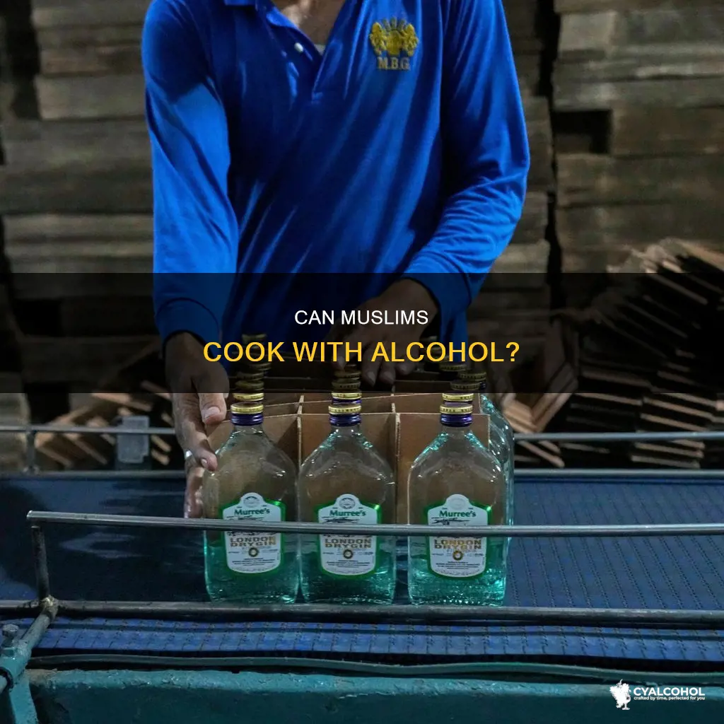 is alcohol alright if burned off in cooking islam