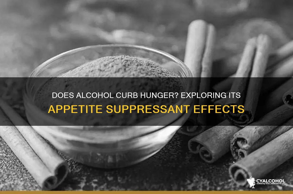 is alcohol an appetite suppressant