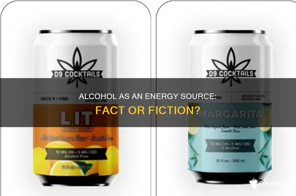 is alcohol an energy yielding nutrient