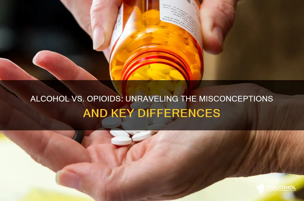 is alcohol an opioid