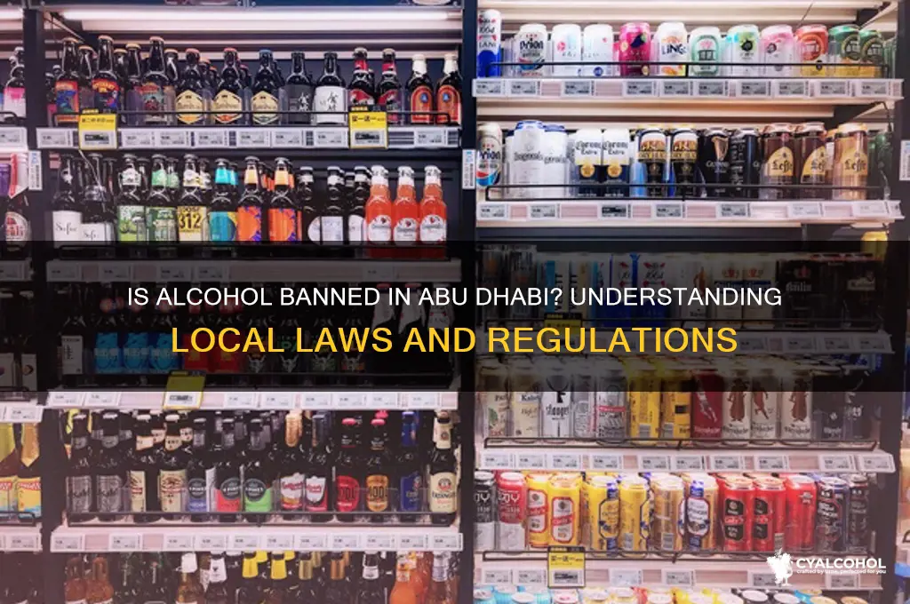 is alcohol banned in abu dhabi