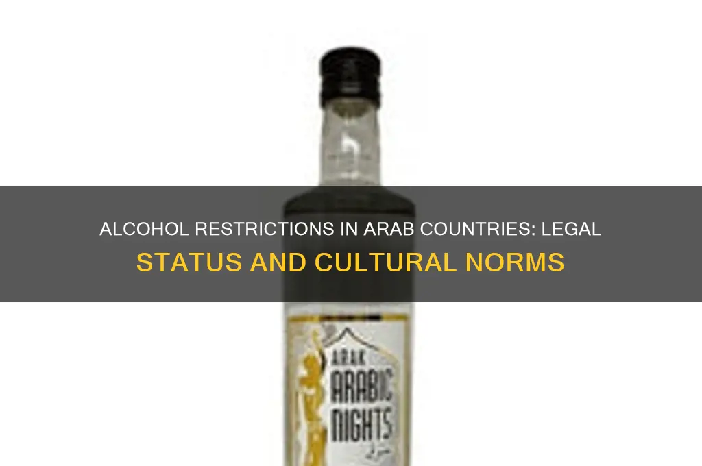 is alcohol banned in arab countries