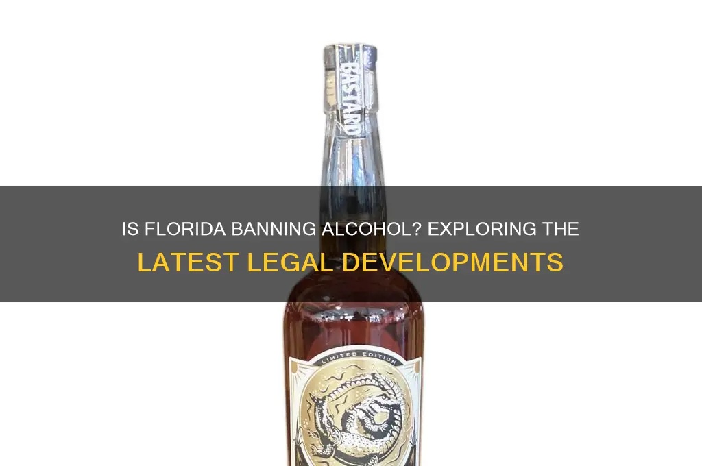 is alcohol being banned in florida