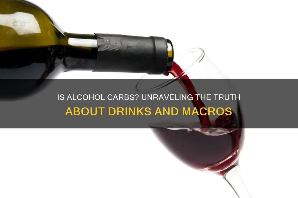 is alcohol carbs