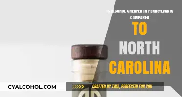 Alcohol Prices: Pennsylvania vs North Carolina