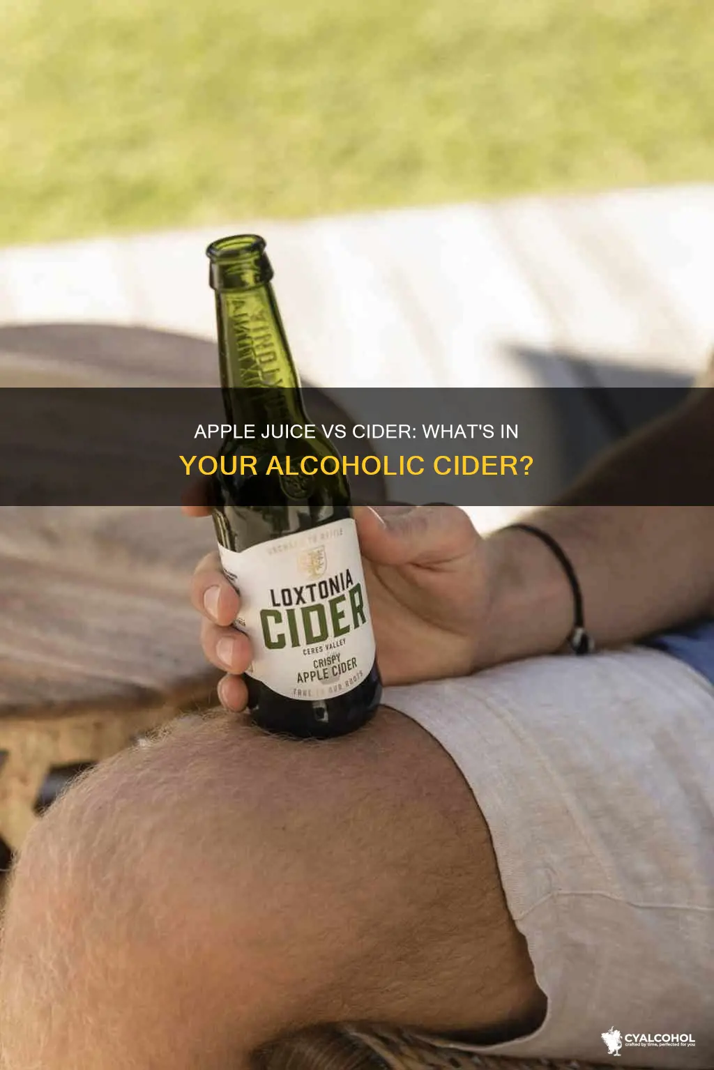 is alcohol cide made with apple juice or cider