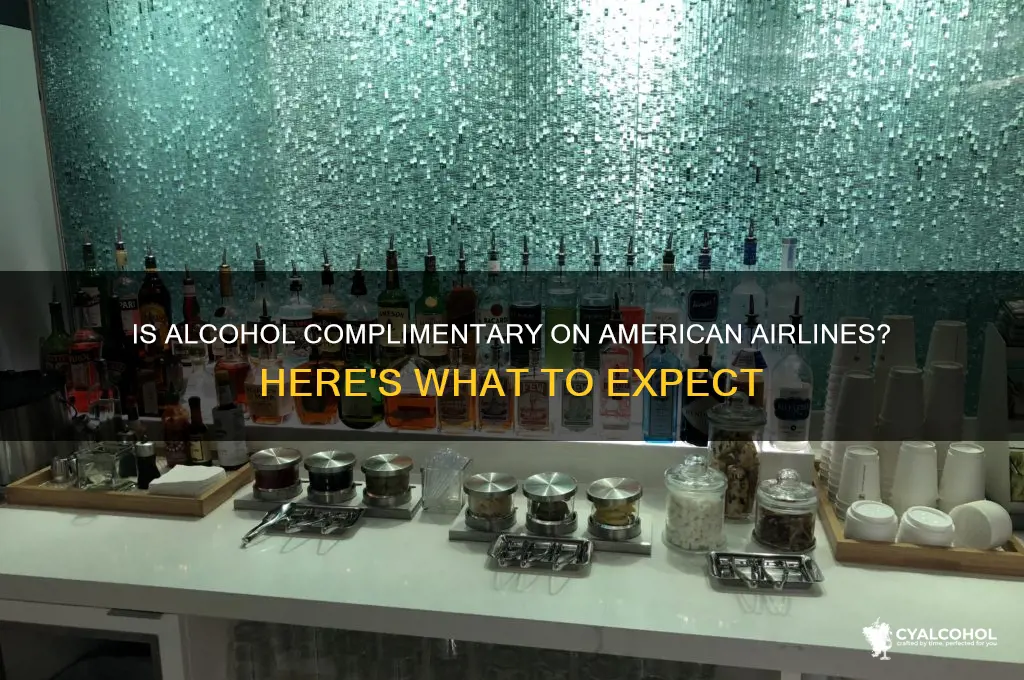 is alcohol complimentary on american airlines