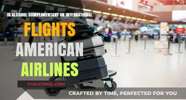 Alcohol Availability on American Airlines International Flights