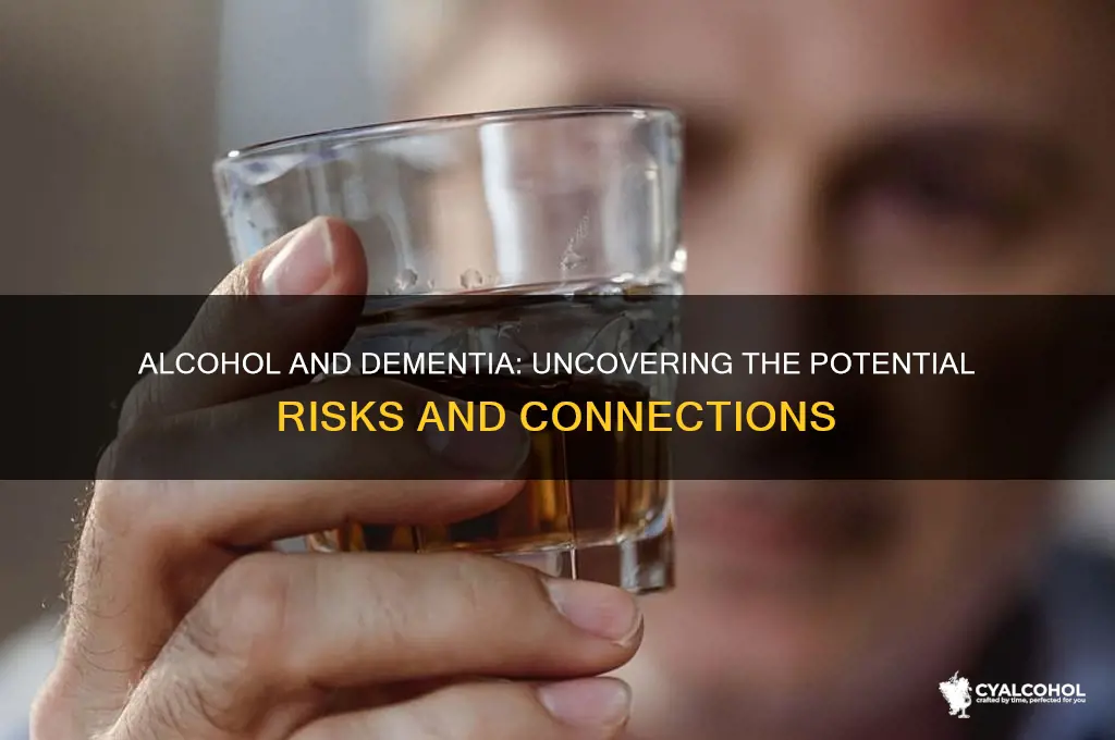 is alcohol consumption linked to dementia