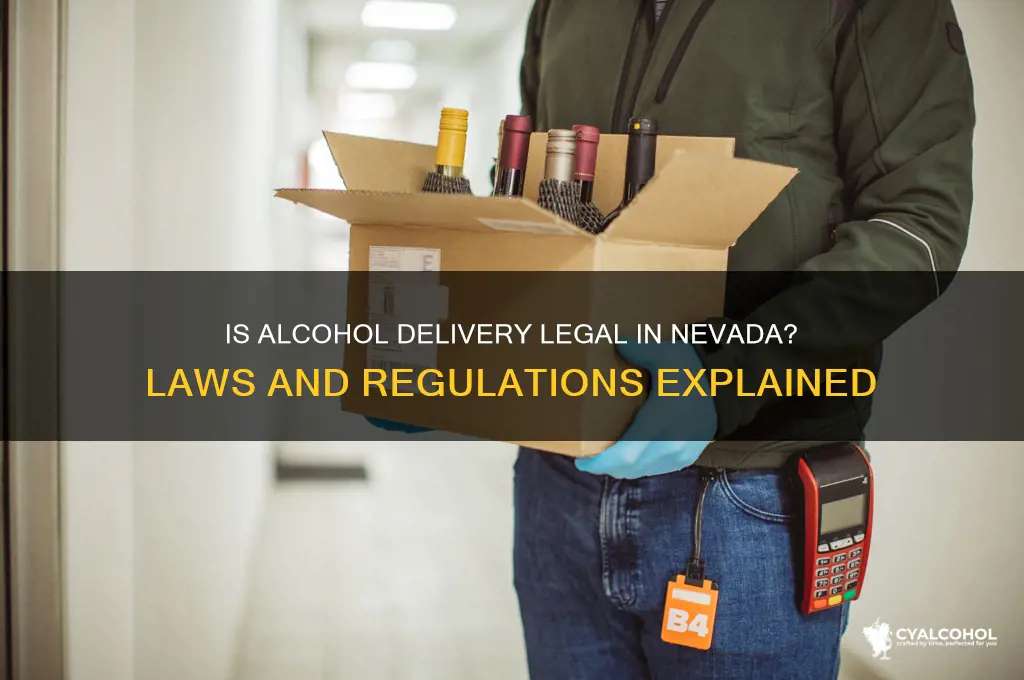 is alcohol delivery legal in nevada