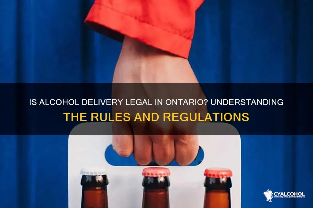 is alcohol delivery legal in ontario