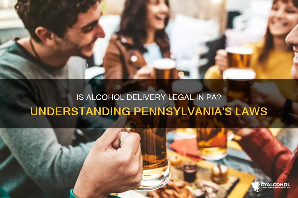 is alcohol delivery legal in pa