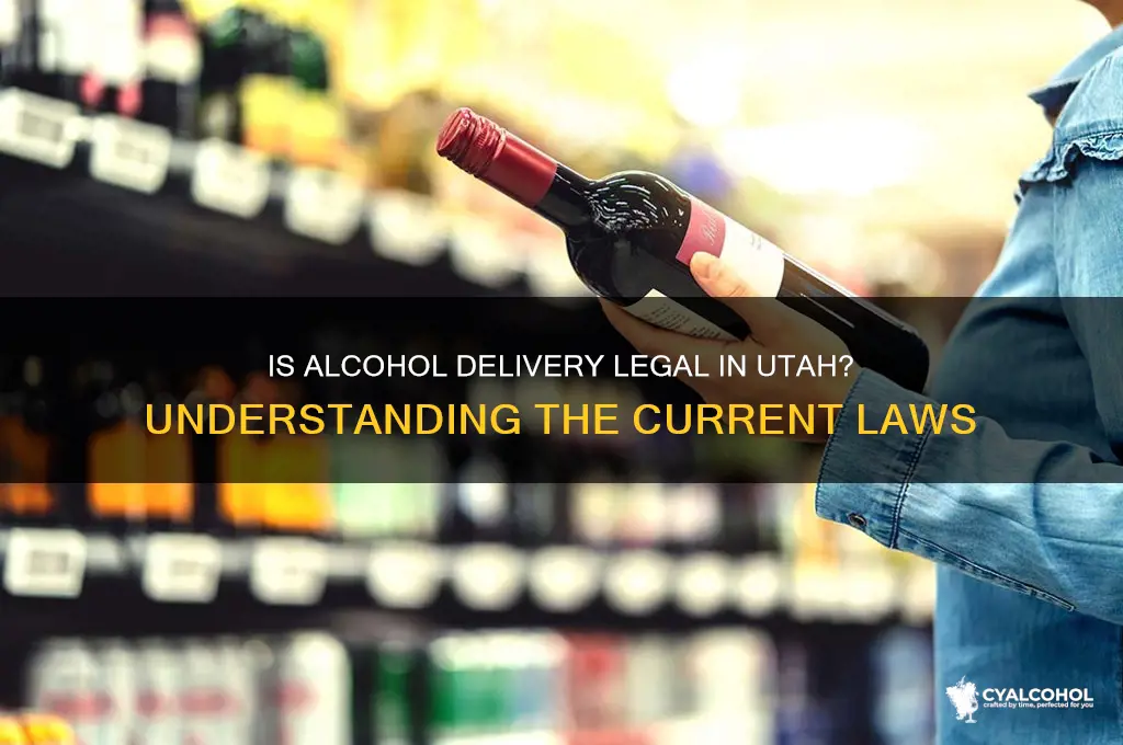 is alcohol delivery legal in utah