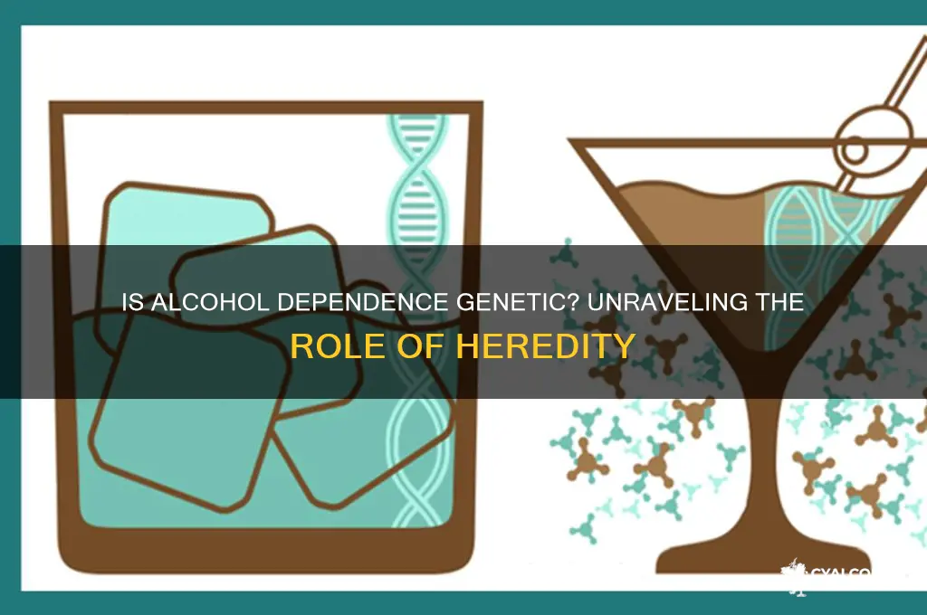 is alcohol dependence in the genes