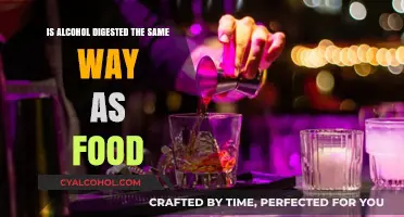 How Does Alcohol Compare to Food Digestion?