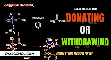 Alcohol's Role in Electron Behavior: Donating or Withdrawing?