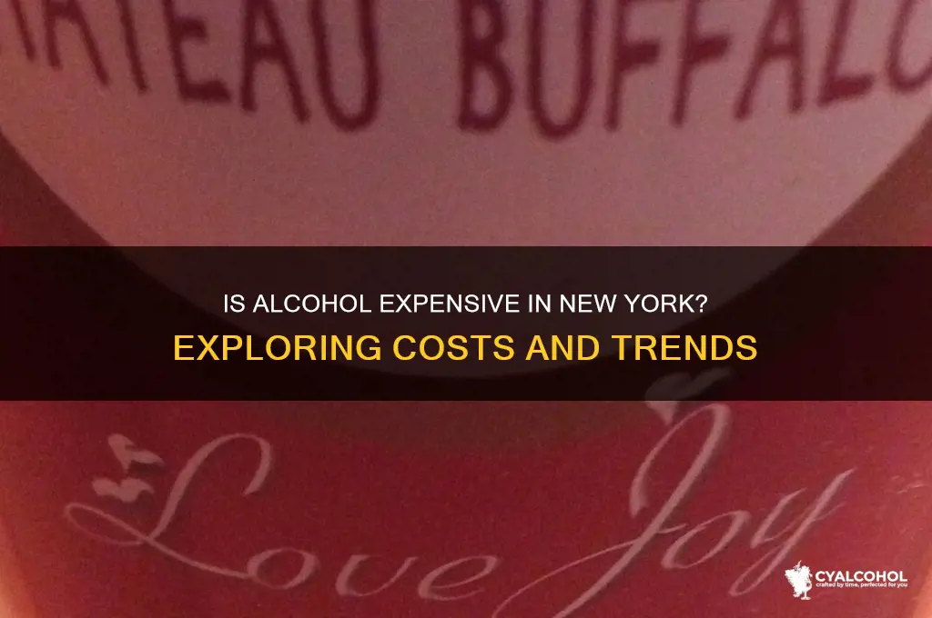 is alcohol expensive in new york
