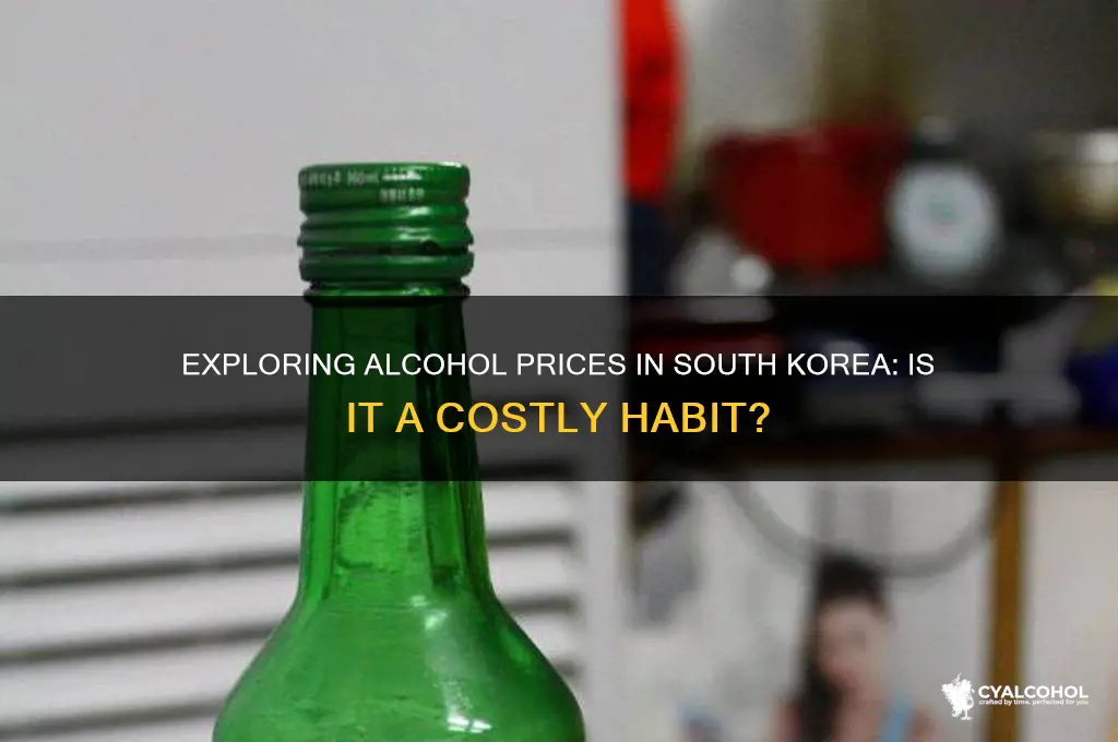 is alcohol expensive in south korea