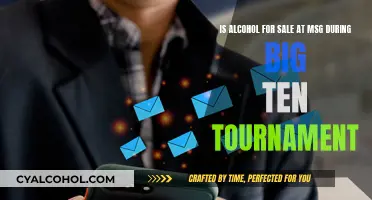 Alcohol Sales at MSG During Big Ten Tournament