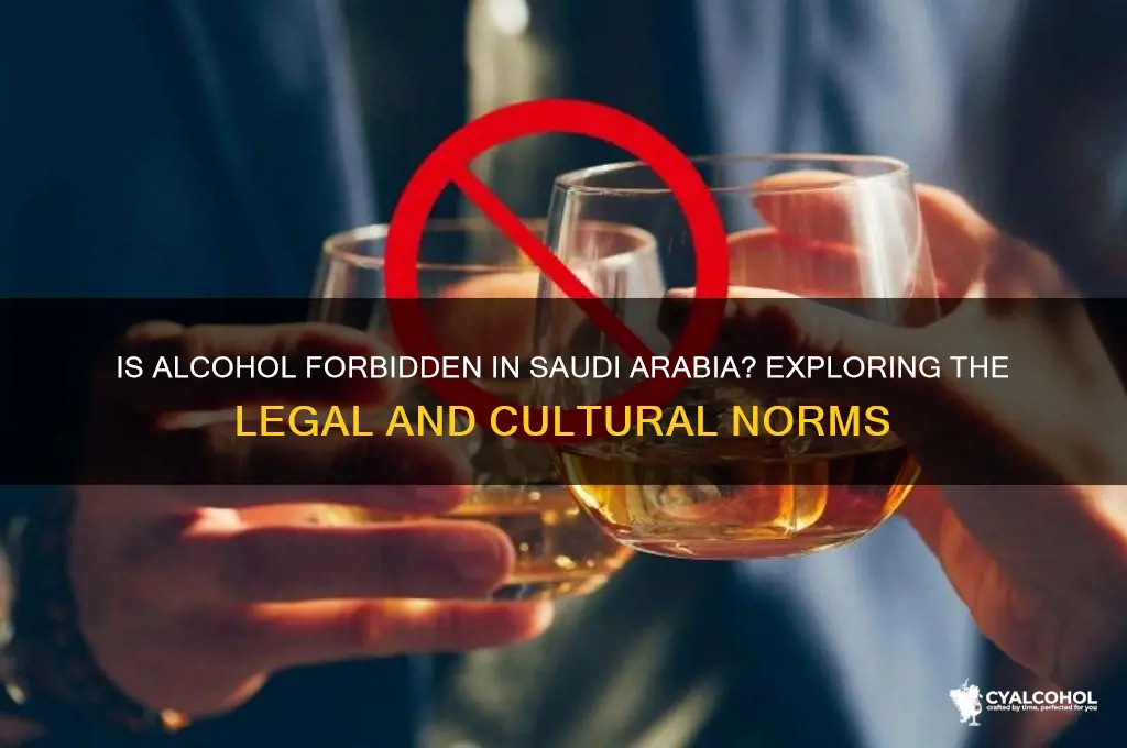 is alcohol forbidden in saudi arabia