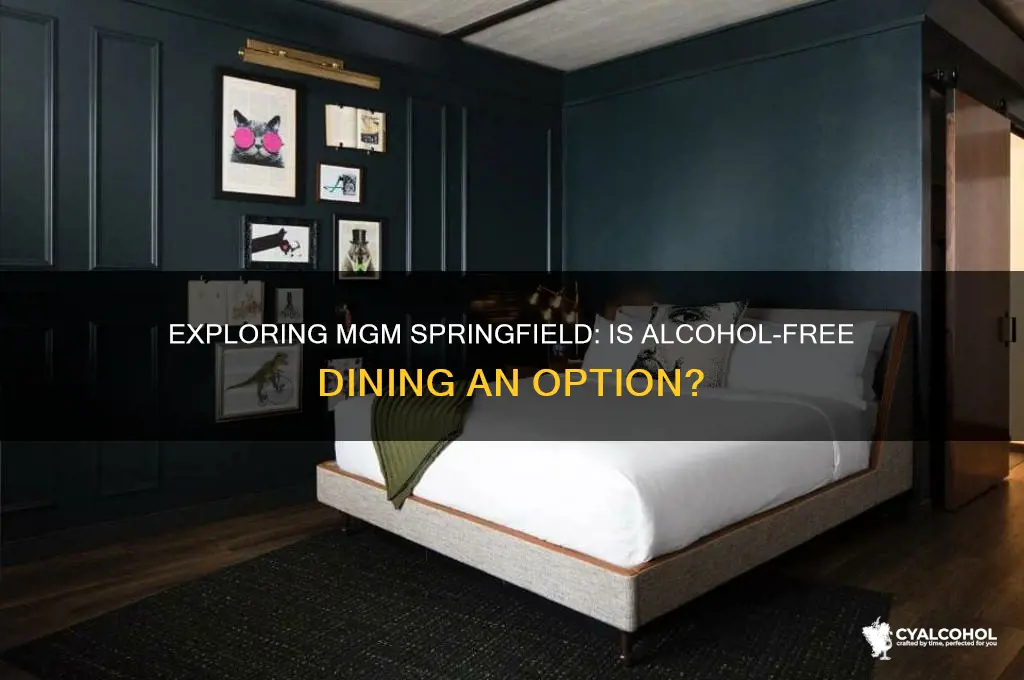is alcohol free at mgm springfield