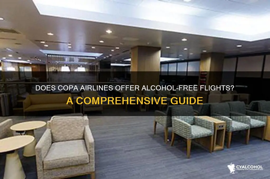 is alcohol free on copa airlines