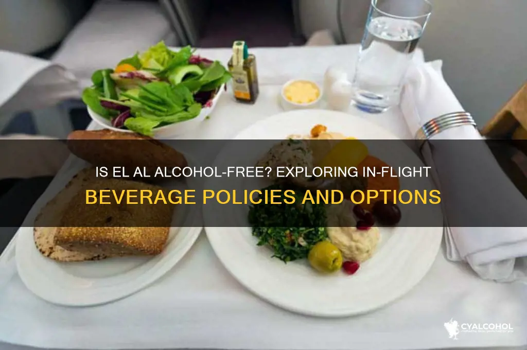 is alcohol free on el al