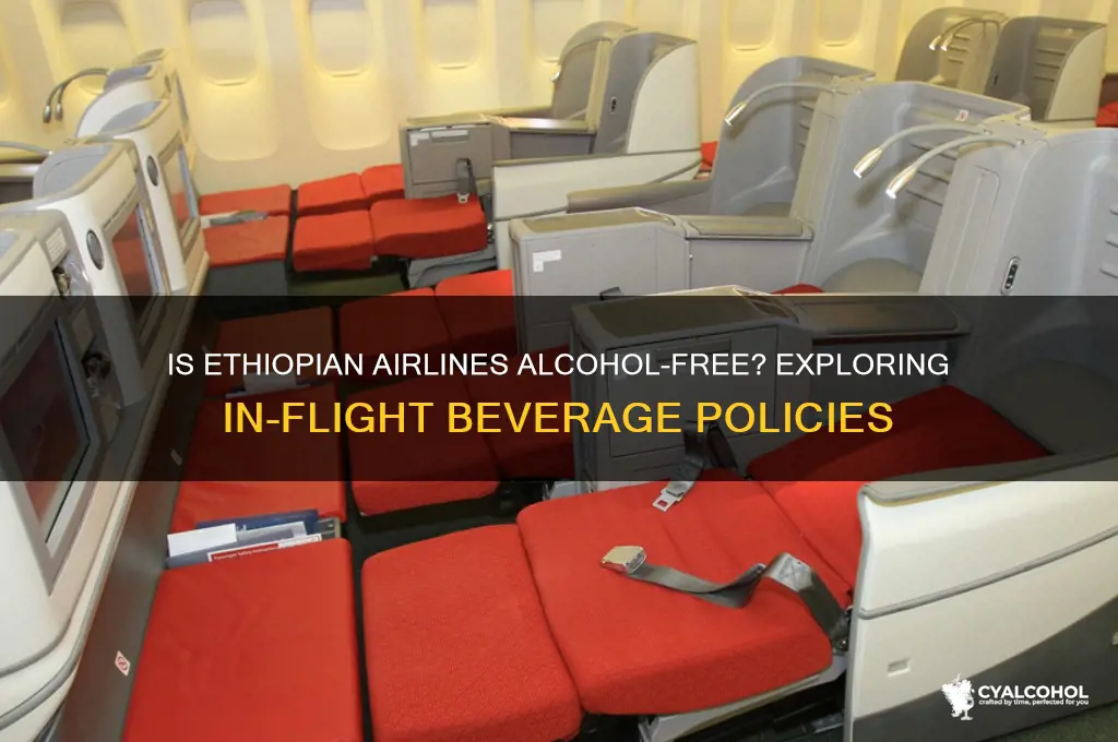 is alcohol free on etheopian airlines