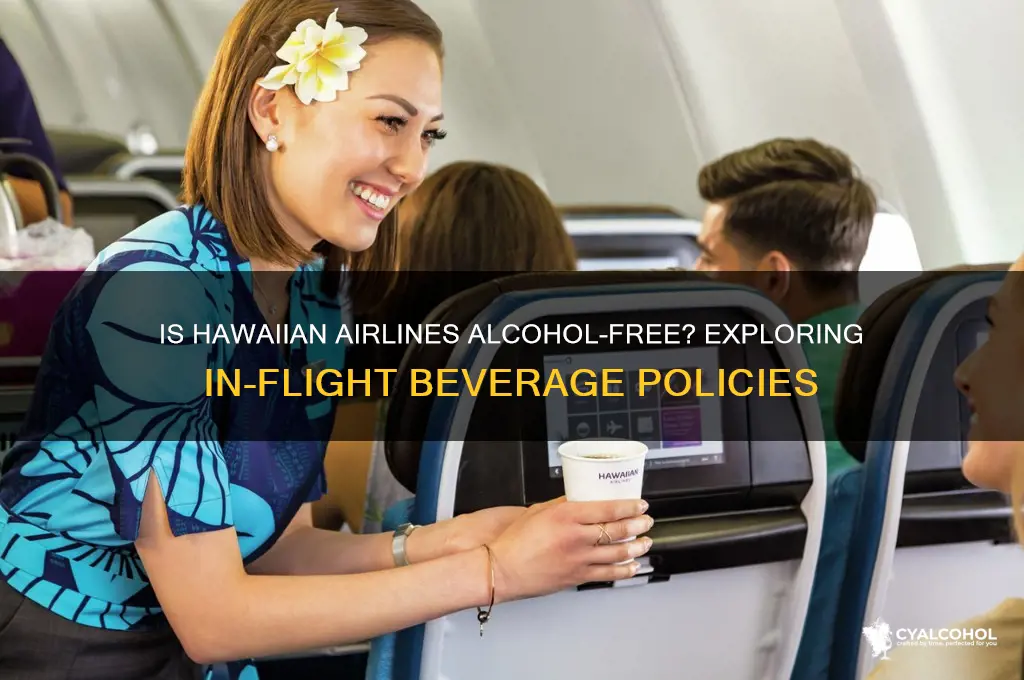 is alcohol free on hawaiian airlines