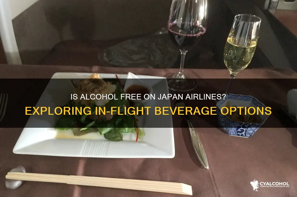 is alcohol free on japan airlines