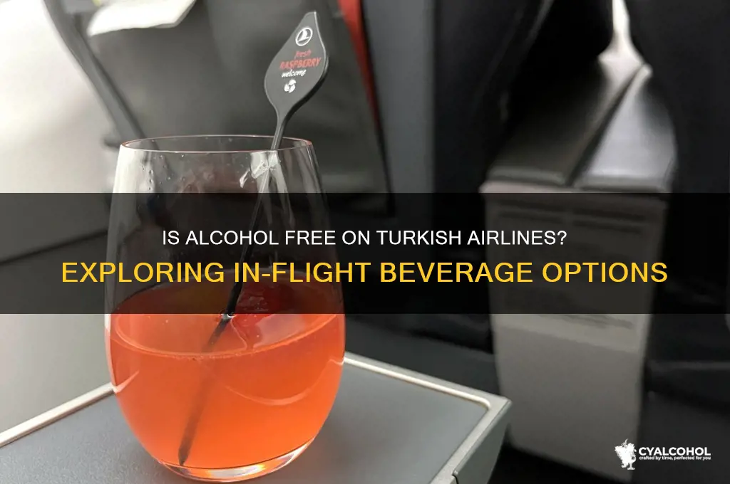 is alcohol free on turkish airlines