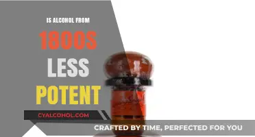 Exploring 1800s Alcohol Potency: Was It Weaker Than Modern Drinks?
