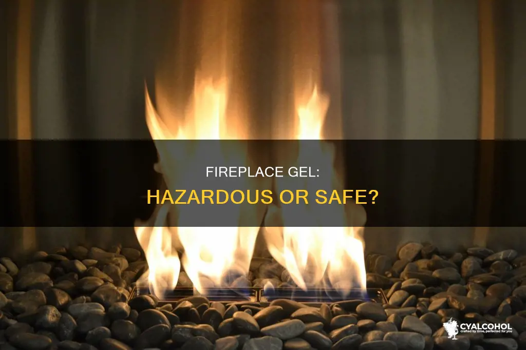 is alcohol gel for fireplaces considered a hazardous material