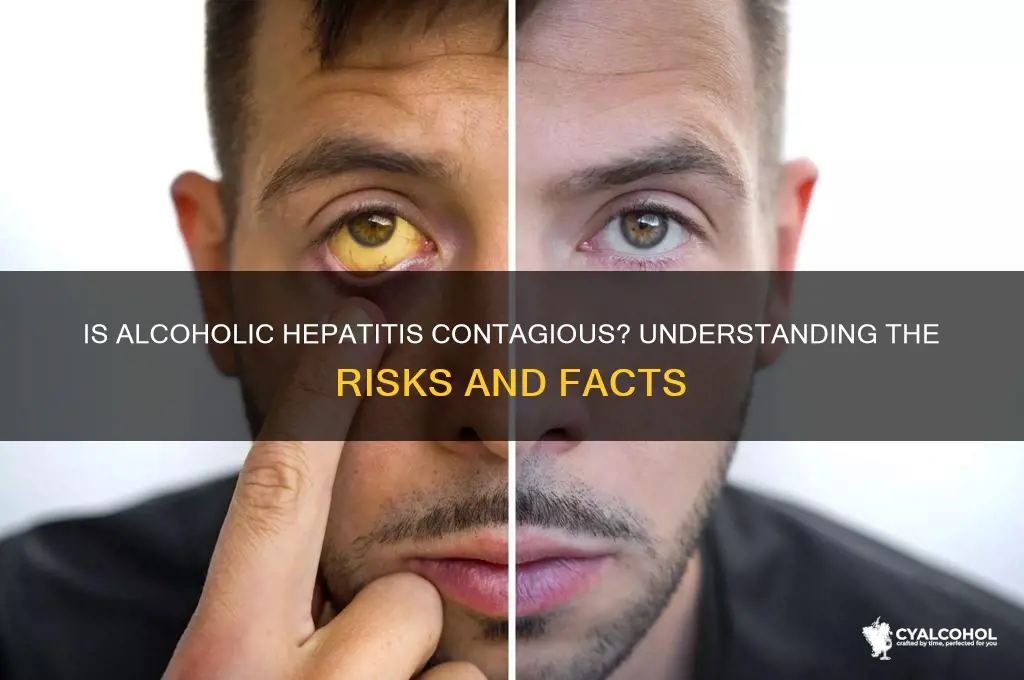 is alcohol hepatitis contagious