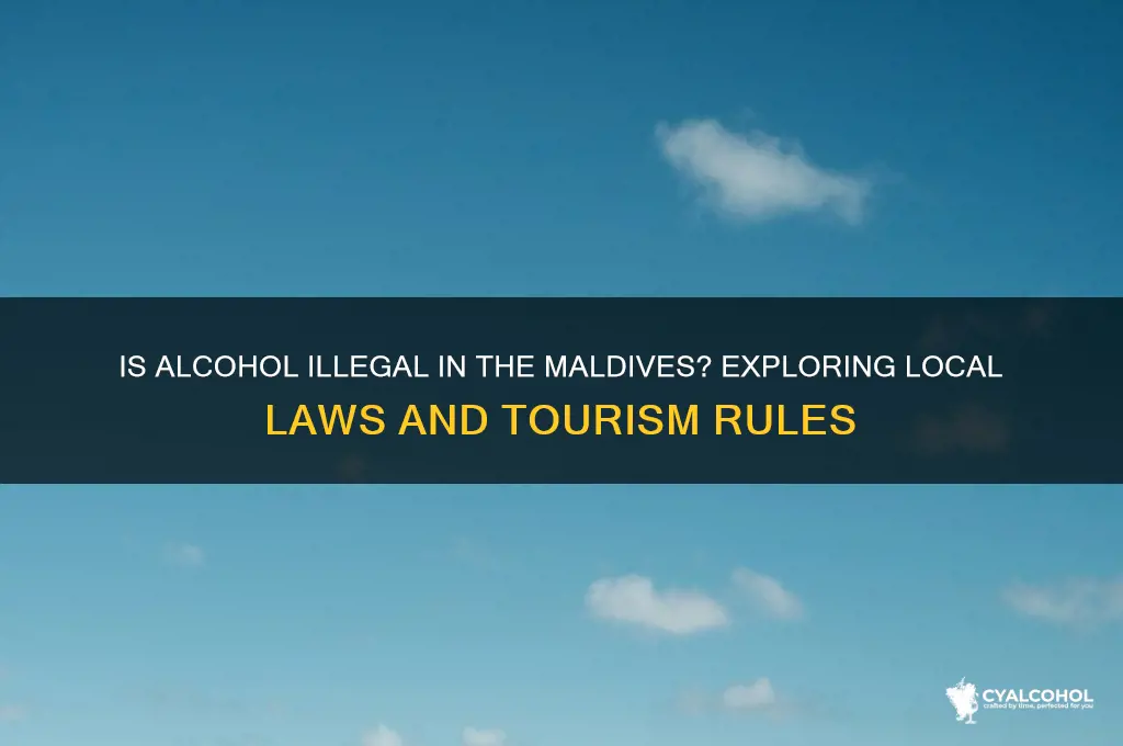 is alcohol illegal in the maldives