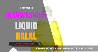 Is Alcohol in Dishwashing Liquid Halal? Exploring Islamic Perspectives