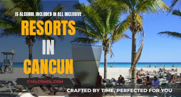 Alcohol in Cancun: All-Inclusive Resort Drinks