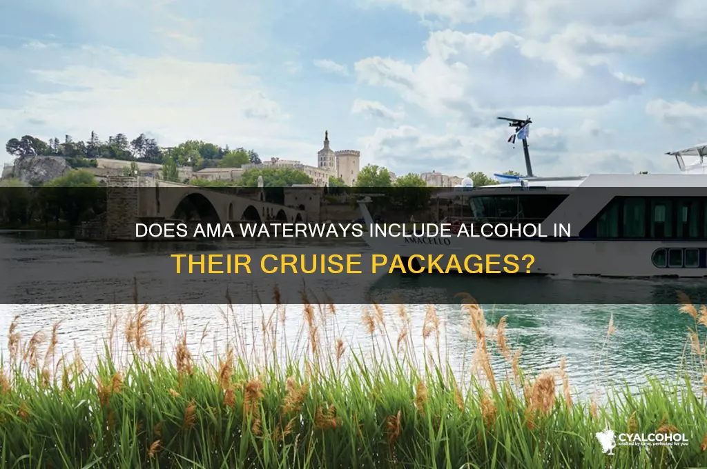 is alcohol included on amawaterways cruises