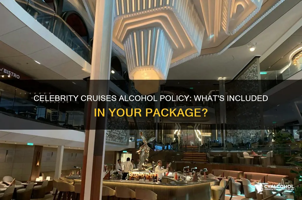 is alcohol included on celebrity cruises
