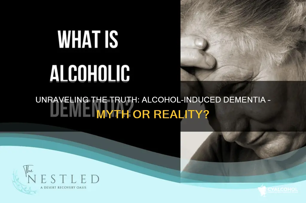 is alcohol induced dementia a thing