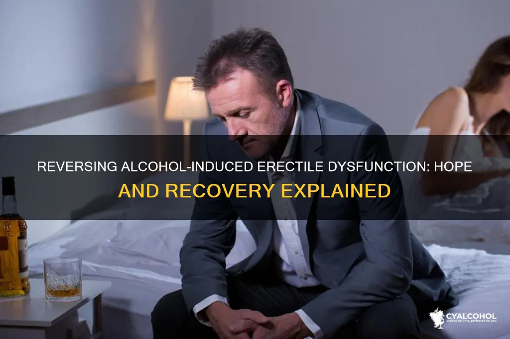 is alcohol induced erectile dysfunction reversible
