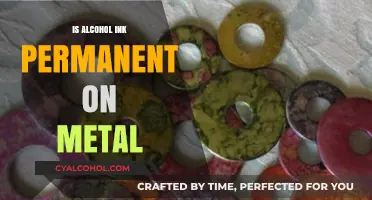Is Alcohol Ink Permanent on Metal? A Comprehensive Guide