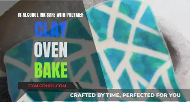 Alcohol Ink and Polymer Clay: Safe to Bake?