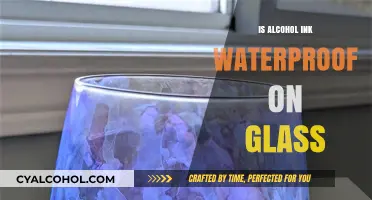 Is Alcohol Ink Waterproof on Glass? A Comprehensive Guide