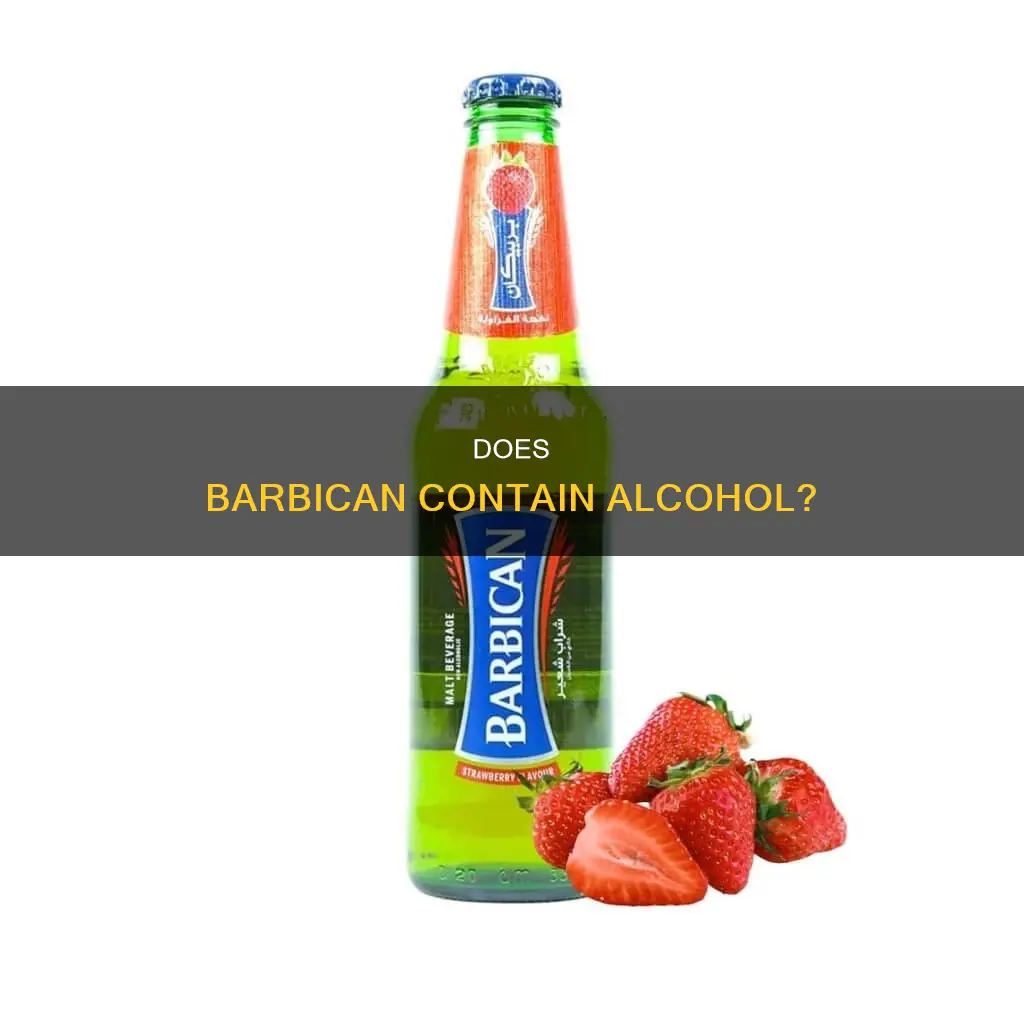 is alcohol involved in barbican prodictuion at any stage